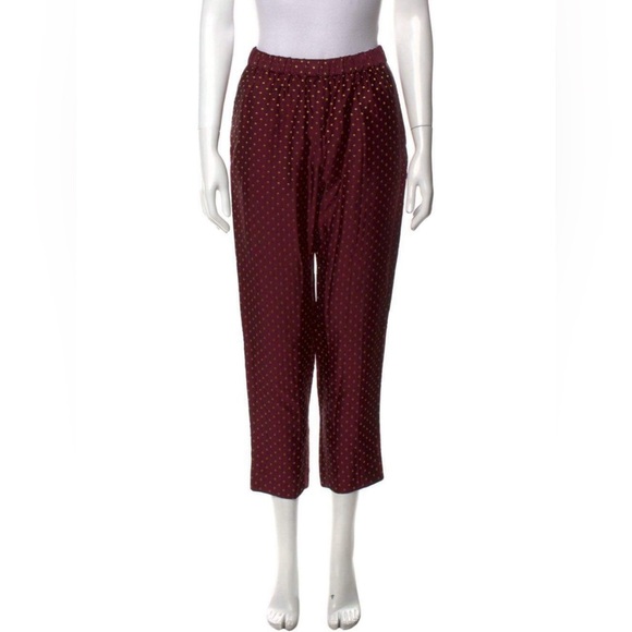 Dries van noten printed straight leg pants size 38